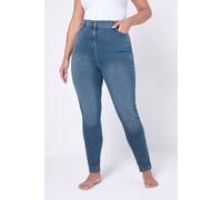 Yours Curve Mid Skinny Stretch Ava Jeans - Women's - Plus Size Curve Blue