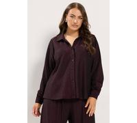 Yours Women's Sparkle Shirt in Purple | Size: 14