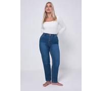 Yours Women's Straight Leg RUBY Jeans in Blue | Size: 20S Yours Blue 20S