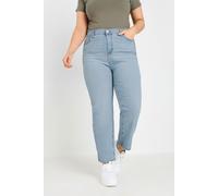 Yours Women's Straight Leg RUBY Jeans in Light Blue | Size: 22R Yours Light Blue 22R