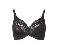 Yours Curve Stretch Lace Non-Padded Underwired Balcony Bra - Women's - Plus Size Curve Black