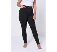 Yours Women's Stretch Skinny AVA Jeans in Black | Size: 22S