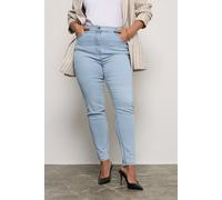 Stretch Skinny Ava Jeans Yours Light Blue 18R