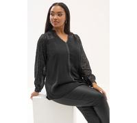 Studded Blouse Yours Black 16