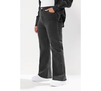 Studded Wide Leg Jeans Yours Black 14