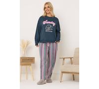 Yours Women's 'Sunday Brunch Club' Lounge Set | Size: 22-24 Yours Multicolor 22-24