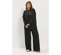 Yours Curve Sweatshirt & Wide Leg Jogger Set - Women's - Plus Size Curve