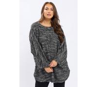 Textured Boucle Knit Top Yours Black 20