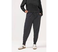 Yours Women's Tie Waist Cuffed Joggers in Charcoal | Size: 22-24 Yours Charcoal 22-24
