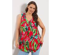 Yours Women's Tropical Front Vest Top | Size: 30-32 Yours Multicolor 30-32