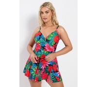 Yours Women's Tropical Print Swimdress | Size: 28 Yours Multicolor 28
