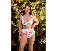 Yours Women's Tropical Wired Bikini Top | Size: 30-32 Yours Multicolor 30-32