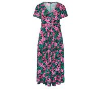 Yours Women's Tropical Wrap Front Dress | Size: 20