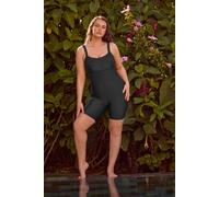 Yours Women's Tummy Control Swim Unitard in Black | Size: 26 Yours Black 26
