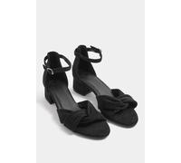 Yours - Twist Block Heels In Wide E & Extra Wide Eee Fit - Women's