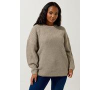 Waffle Knit Jumper Yours Natural 30-32