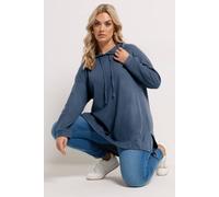 Yours Women's Waffle Texture Hoodie in Mid Navy | Size: 22-24 Yours Mid Navy 22-24