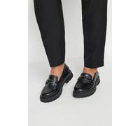 Yours - Chain Detail Chunky Loafers in Wide E Fit & Extra Wide Eee Fit - Women's Black