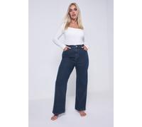 Yours Women's Wide Leg Jeans in Indigo | Size: 18 Yours Indigo 18