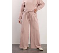 Yours Curve Dusky Pink Wide Leg Joggers - Women's - Plus Size Curve