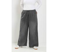 Yours Curve Mid Blue Pull On Jeans - Women's - Plus Size Curve