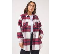 Yours Women's Woven Check Shacket | Size: 26-28 Yours Multicolor 26-28