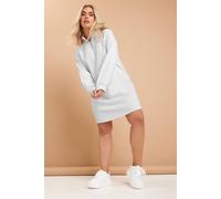 Yours Curve Zip Neck Jumper Dress - Women's - Plus Size Curve Grey