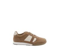 Yours Women's Zig Zag Detail Trainers in a Wide E Fit in Brown | Size: 4E