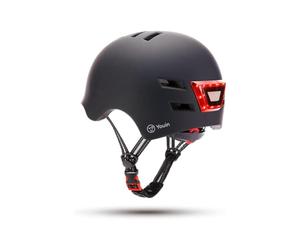 Yourself approved with front and rear LED lights, adjustable, M, black size