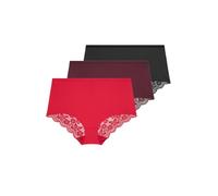 Yourset 3 Pack Curve Lace Back High Waisted Knickers - Women's - Plus Size Curve