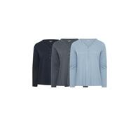 Yourset 3 Pack Curve Long Sleeve Henley T-Shirts in - Women's - Plus Size Curve