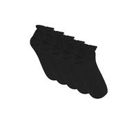 Yourset 5 Pack Curve Frilled Trainer Liner Socks - Women's