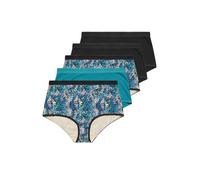 Yourset 5 Pack Curve Green Snake Print Full Briefs - Women's - Plus Size Curve
