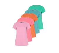 Yourset 5 Pack Curve & Orange Core T-Shirts - Women's - Plus Size Curve