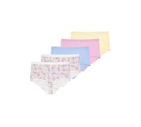 Yourset 5 Pack Curve Pink Floral Spring Full Briefs - Women's - Plus Size Curve