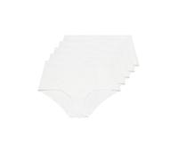 Yours 5 Pack Curve Cotton High Waisted Maxi Full Brief Knickers Shorties - Women's - Plus Size Curve Multipack Black