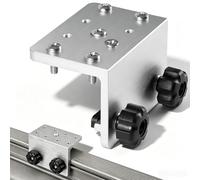 Yoursme 90° Boat Gunnel Track System Bracket for Versatrack, Lund Sport & Ranger Track, Aluminum Quick-Release Base for Cannon, Scotty & RAM Mounts