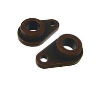Yourspares 2 x Tumble Dryer Rear Drum Bearing Teardrop Shape Fits Hotpoint,
