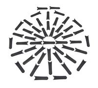 Yourspares Lawnmower Plastic Cutting Blades | 50 Pack Bulk Value | Replaces FLY014 | compatible with Flymo Microlite Minimo