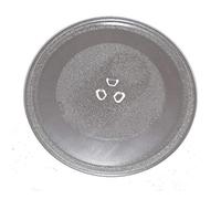 Yourspares Microwave Turntable Glass Plate 255mm Compatible With Russell Hobbs Sainsburys Samsung Sanyo Sharp Swan