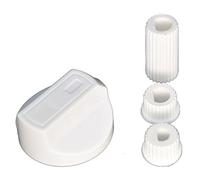 Yourspares Universal Cooker Control Knob Kit White compatible with MFI, Menegetti, Moffat, Morphy Richards, Nardi, New World Gas Electric Oven Hob