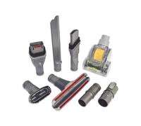 Yourspares Vacuum Tool Set with Mini Turbo Brush | 7 Piece Pet Hair Removal Kit | Deep Clean Attachments | compatible with Dyson DC03 DC04 DC05