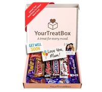 YourTreatBox Premium Personalised Chocolate Gift Box Assortment - Cadbury Twirl, Twix, Snickers, Milky Way, Mars, Kinder Bueno, Lindt Lindor & Dairy Milk Duo, Gifts for Women & Men (Upload Photo/Text)