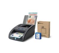 Safescan 155-S Complete Automatic Banknote Checker for Quick Checking of Banknotes - Counterfeit Money Checker with 7-Way Authenticity Check - 100% Accurate Tester Including Battery and Banknote