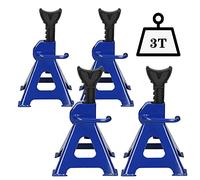 YouseaHome Axle Stands 3 Tonne Style Axel Stand Set,Heavy Duty Steel Anti Slip Feet,12-17 inch Adjustable Range for Van Vehicle Stand Lifting Tool-4Pcs