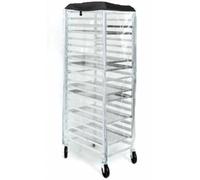 YOUSEEN Pan Bun Rack Cover, 23" W x 28" D x 64" H,High Density Waterproof Bread Rack Cover,Kitchen Bakery Single Rack Covers,Clear PVC.