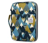 YOUSHARES 96 Slots Colored Pencil Case, Large Capacity Pencil Holder Pen Organizer Bag with Zipper for Prismacolor Watercolor Coloring Pencils, Gel Pens for Artist (Grey Fox)