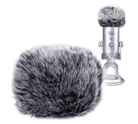 YOUSHARES Blue Yeti Pop Filter for Blue Yeti Microphone, Yeti Pro USB Condenser Mic, Windscreen Muff for Filtering Plosives and Hissing Noise, Mic Wind Cover