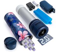 YOUSHARES Electric Monjaro Cooler Travel Case - 2-20℃ Custom&Display Temperature Portable Mini Fridge for Insulin, Medicine, TSA Approved Diabetic Medication USB Charger Refrigerator for Pens Peptide