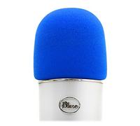 YOUSHARES Foam Microphone Windscreen - Large Size Microphone Cover for Blue Yeti, Yeti Pro, MXL, Audio Technica and Other Large Microphones (Blue)